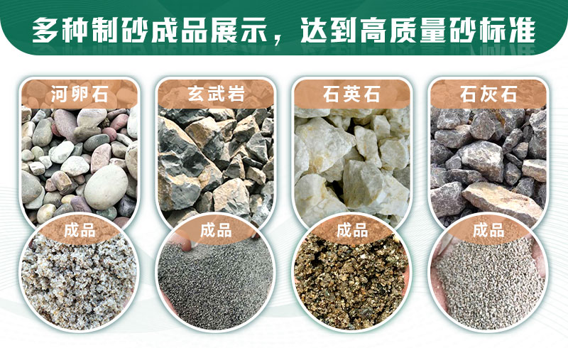 什么樣的石頭適合制砂？制沙生產(chǎn)線如何配置？